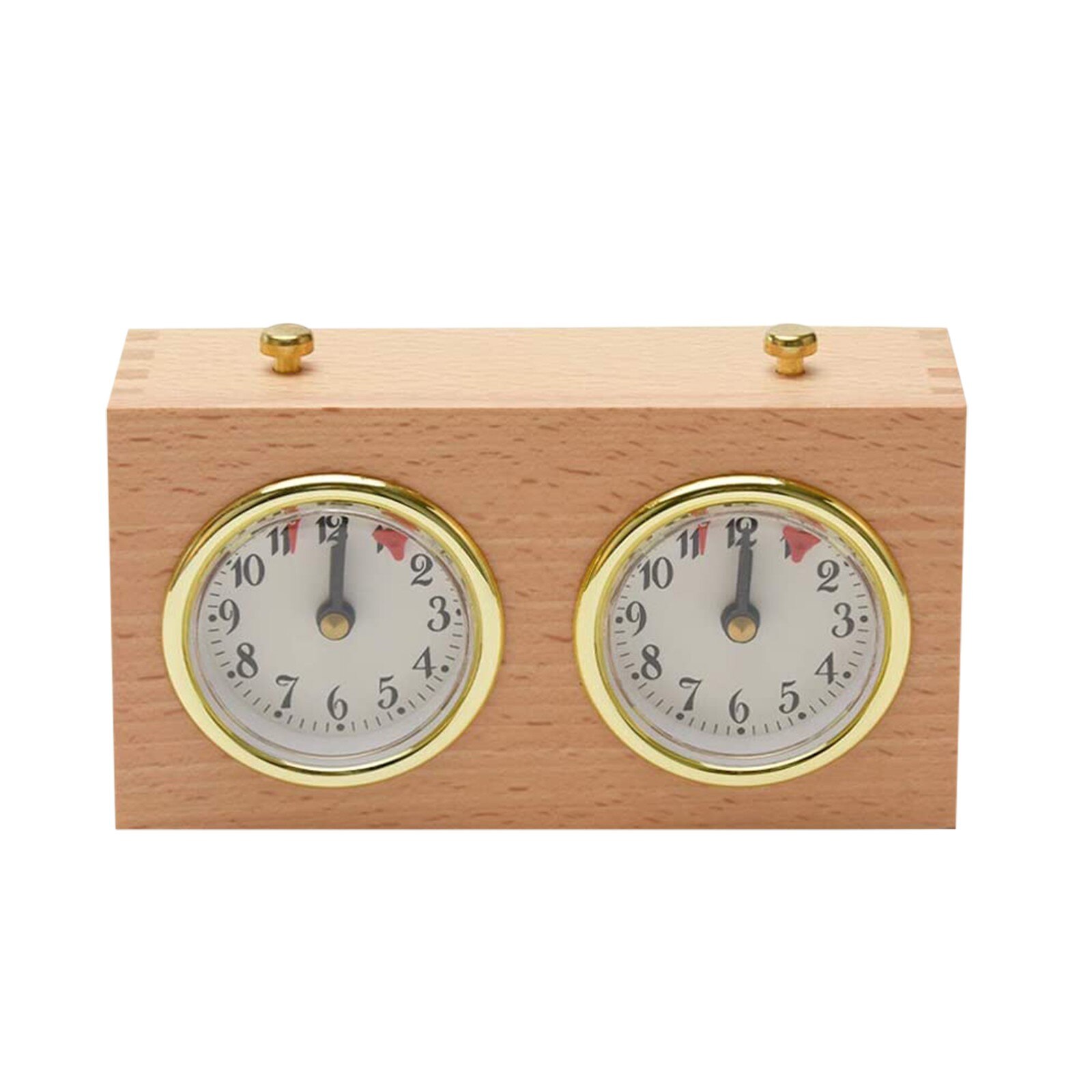 Alarm Clock Retro Mechanical Chess Game Clock Retro Wooden Shell Mechanical Chess Clock часы настольные
