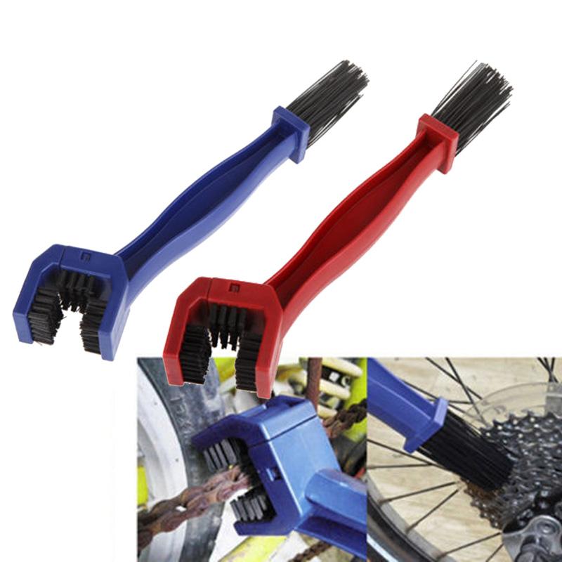 Motorcycle Chain Cleaner Plastic Bike Bicycle Moto Brush Cycling Clean Chain Cleaner Outdoor Scrubber Tool for Road MTB Bike