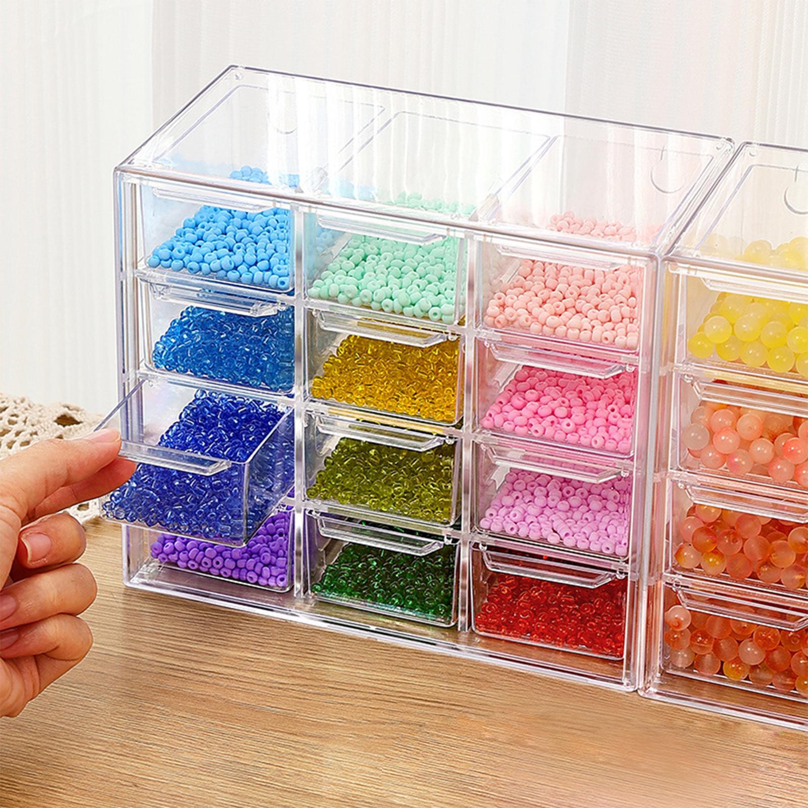 Mini organizador de cajones para escritorio, organización para arte, artesanía, oficina, habitación del hogar