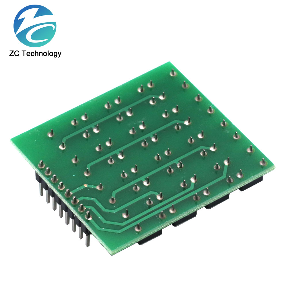 8pin 4x4 4*4 Matrix 16 Tasten Taste Tastatur Tastatur Breadboard Modul Mcu für arduino Diy Kit