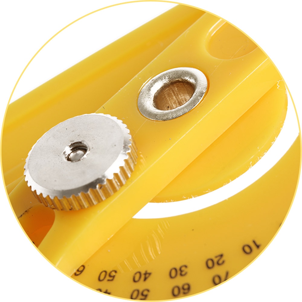 1PC Useful Plastic Goniometer Angle Finder Miter Gauge Arm Woodworking Measuring Ruler Hand Tool