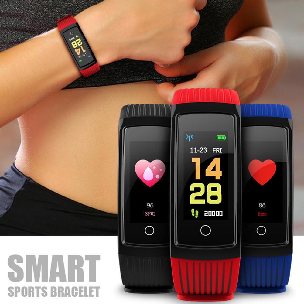 Smart Bracelet 3 Colors Smart Wristband Color Screen Smart Band Heart Rate Step Counting Exercise Reminder Waterproof Fitness