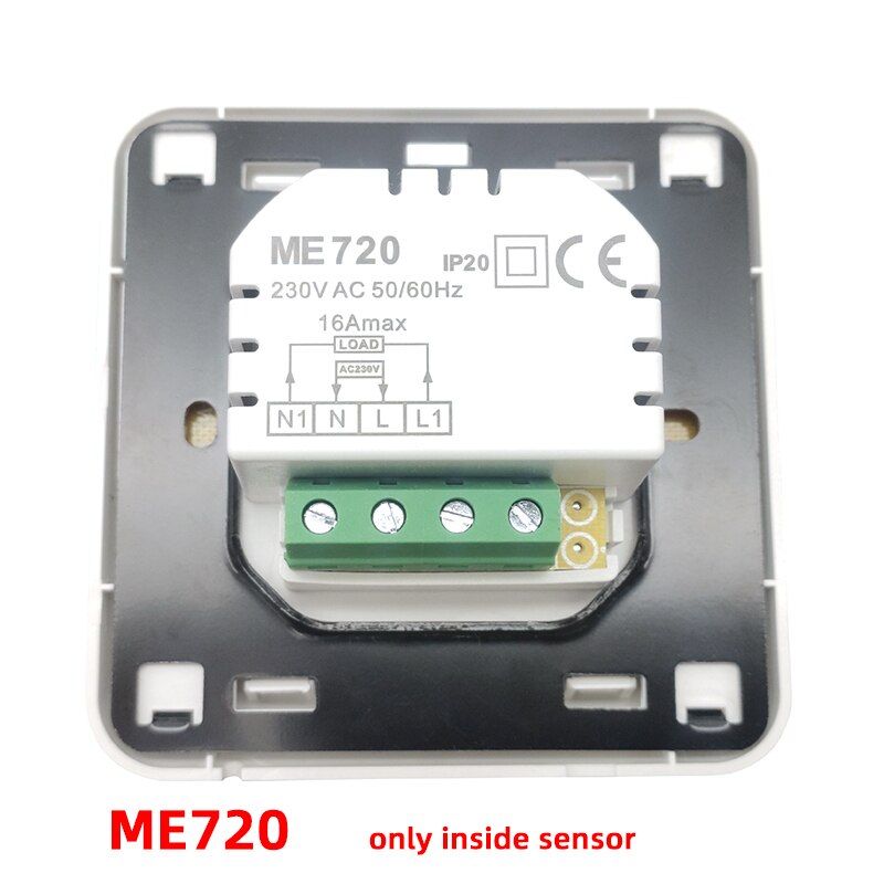 Me720 230v 16a manuel programmerbar termoregulator el-varmesystem temperatur termostat: Me720