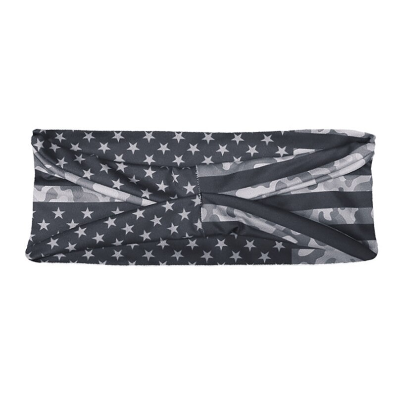 Starry Sky Digital Print Cycling Yoga Sport Sweat Headbands Men Sweatbands Breathable Headband Yoga Hair Bands Head SweatBands: E