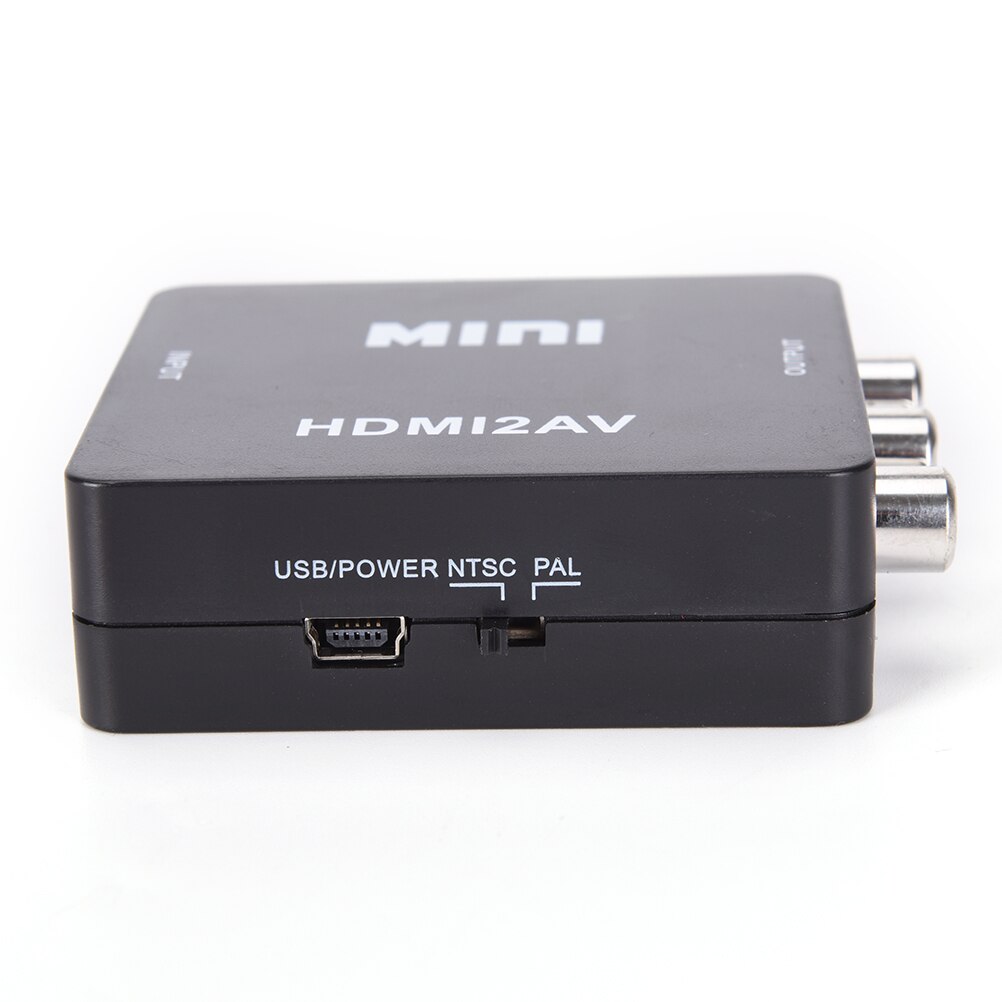 Av/Rca Cvbs Naar Hdmi-Compatibel 1080P Video Converter Mini AV2HDMI Adapter Converter Box Voor Hdtv Projector set Top Box