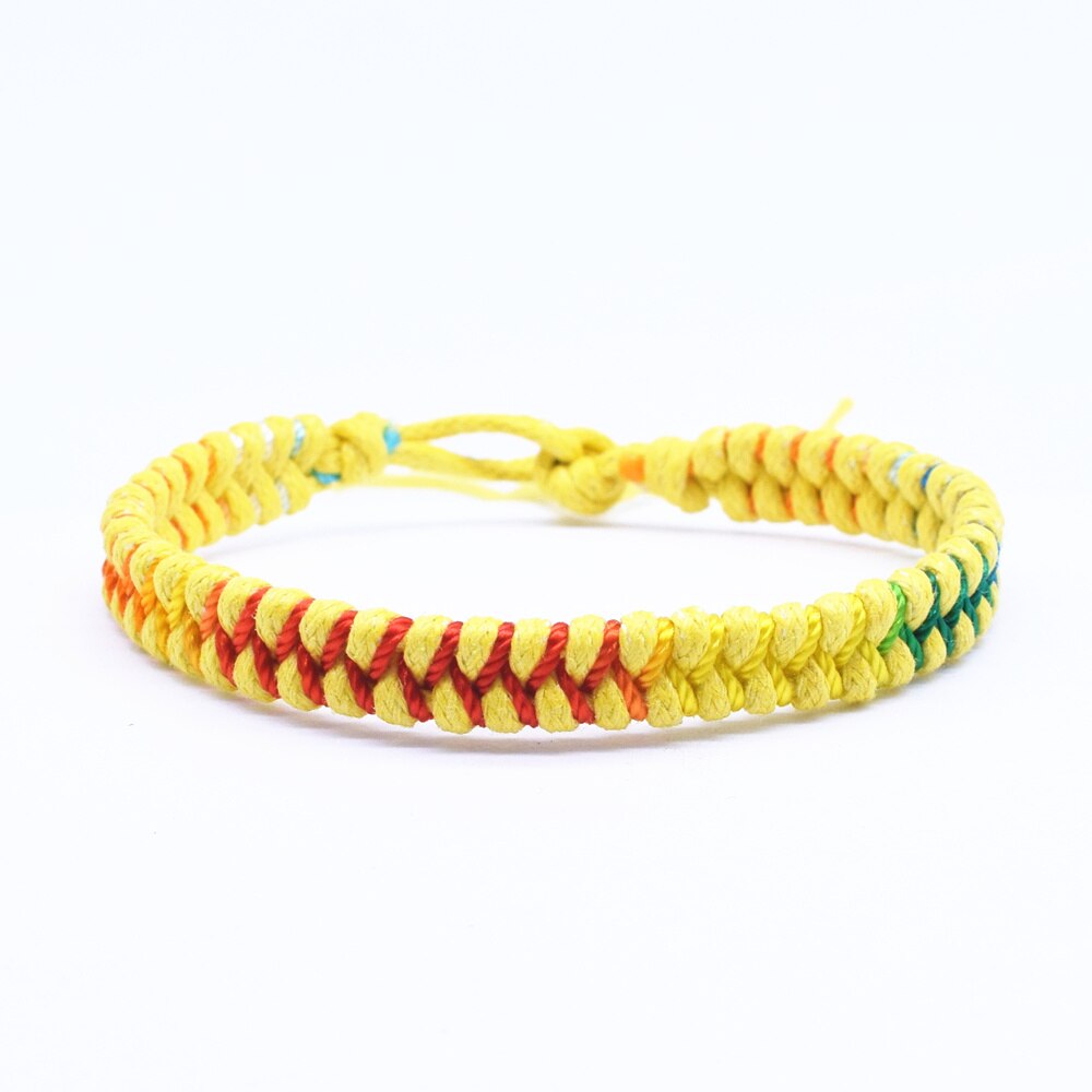 Hand geweven Kant Up Vlag Kleur Armband voor Mannen en Vrouwen Koppels Armband Sport Fans Rol- spelen Sieraden: r5