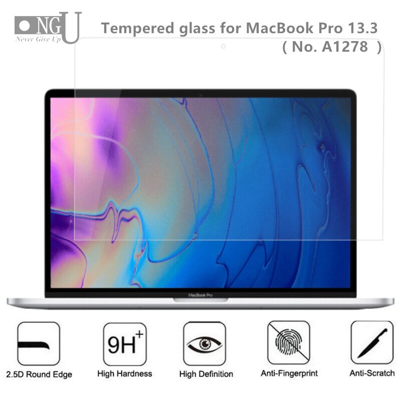 Screen Protector Voor Apple Macbook Pro A1278 Gehard Glas Voor Macbook Pro 13.3 Inch 9H Hardheid Laptop Beschermende Film glas