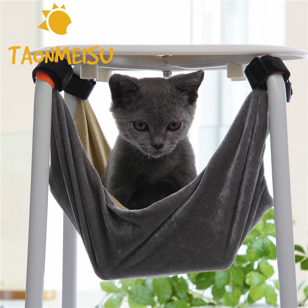 37*37 & 48*48cm s/m katteseng kjæledyr kattunge katt hengekøye avtagbar hengende myk seng bur for stol pus rotte små kjæledyr svinge