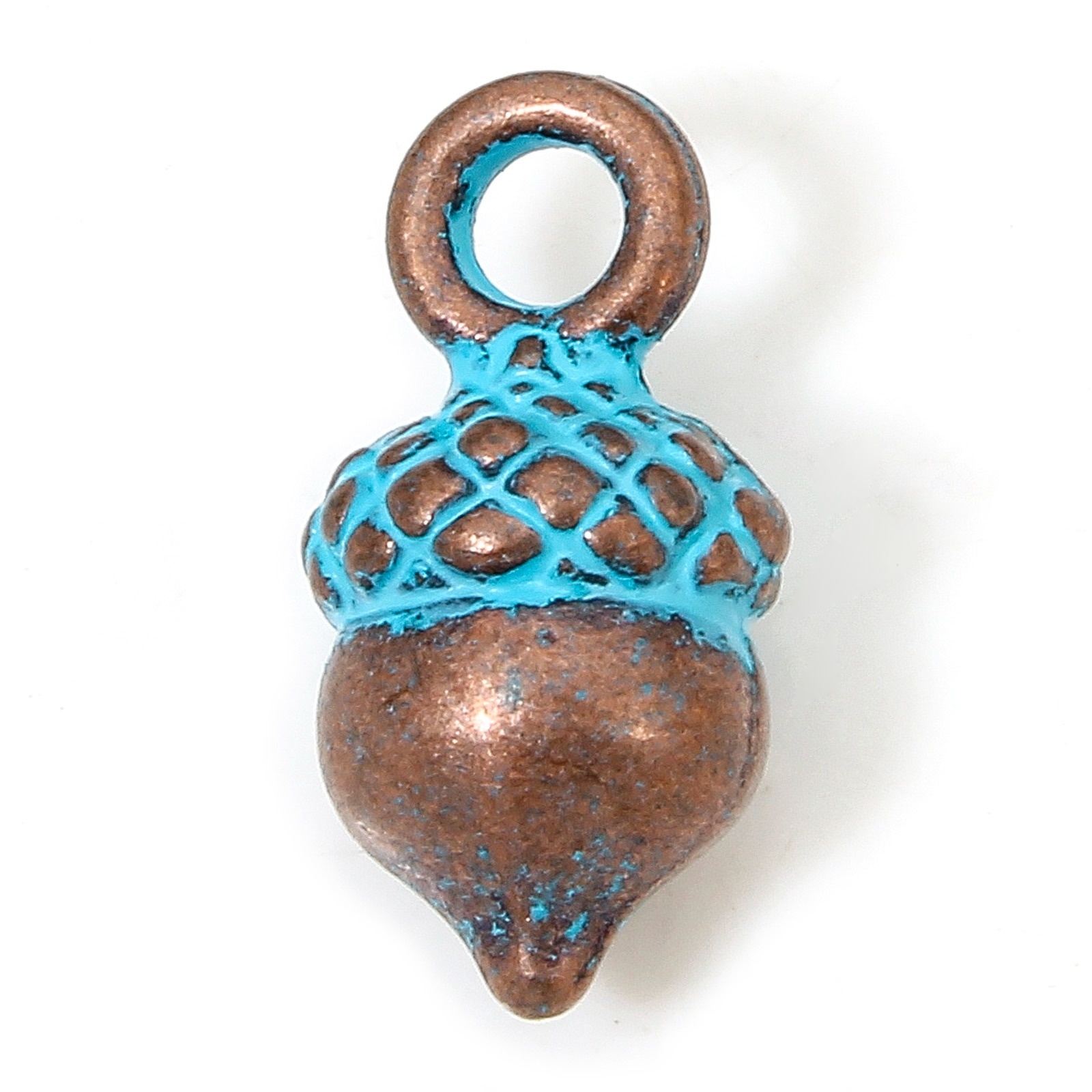 Dijes de Metal bohemios para hacer collares y pulseras, colgantes de caballito de mar de concha Multicolor, de joyería de , 10-20 piezas: Latón Plateado