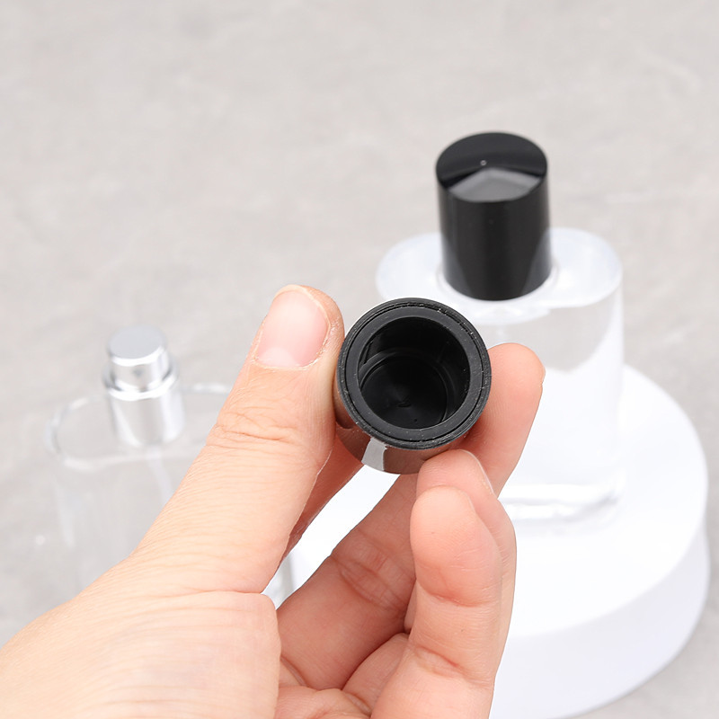 Botellas de Perfume vacías de 5 uds, botellas de Spray de Perfume de vidrio de 50 ML, subembotellado de muestra de fragancia de alta gama con tapa de rosca portátil de viaje
