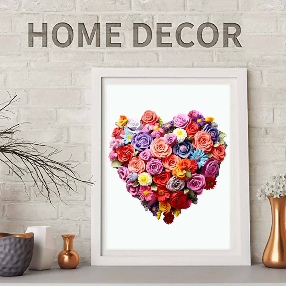 Wooden puzzle Valentine flower box exquisite Valentine's Day irregular animal shape puzzle adult decompression