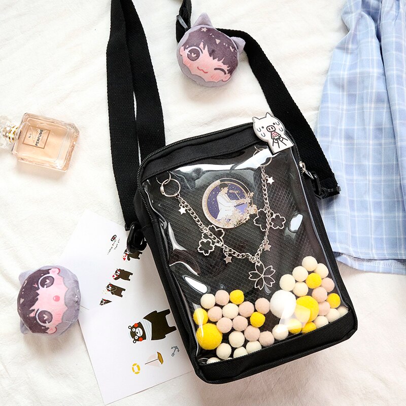 Mini Messenger Bags Telefoon Case Voor Vrouwen Persoonlijkheid Straat Handtas Kleine Ita Tas Zwart Wit Schouder Portemonnee Voor Telefoon h807