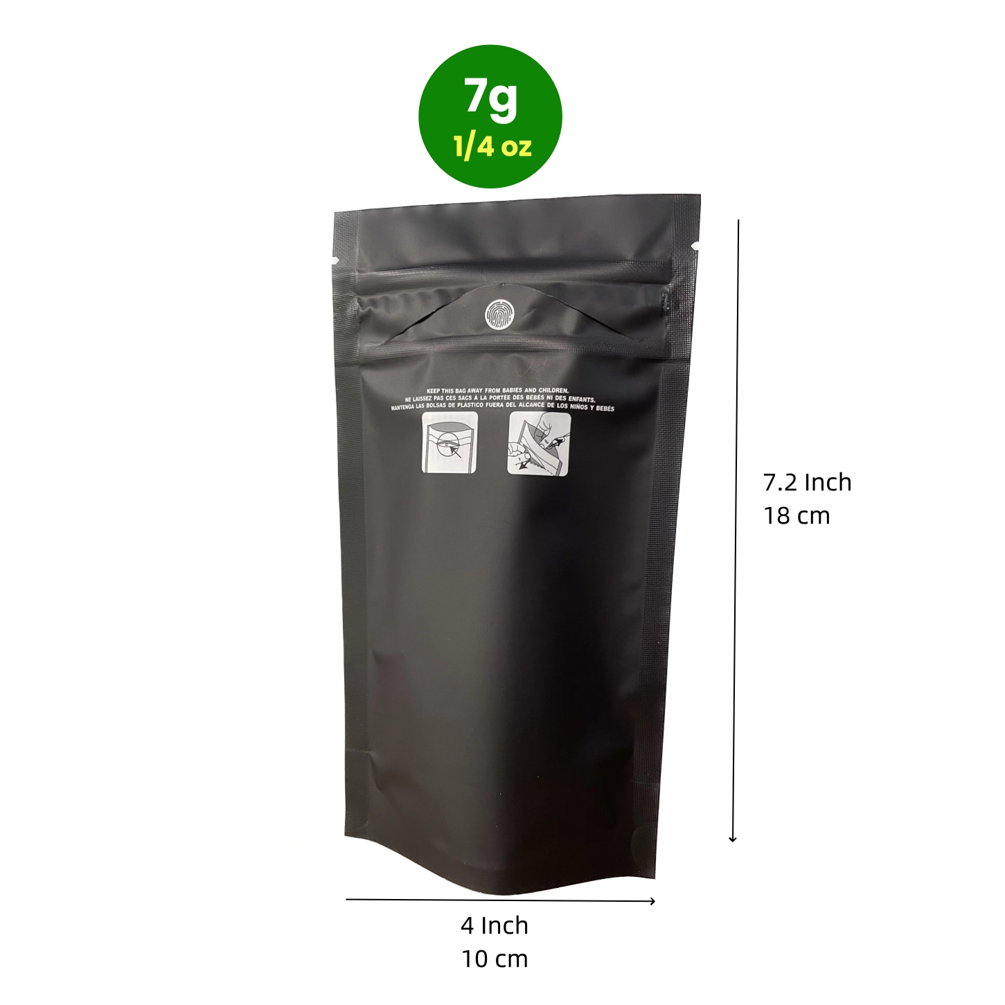 10 paquetes de bolsas de almacenamiento y curado con cerradura y sellado, bolsas de cultivo termosellables, bolsas de cultivo de pie resistentes a los niños a prueba de olores