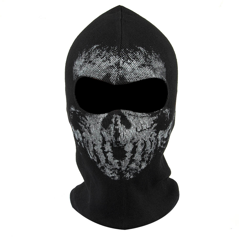 Motorcycle CS Ghost Skull Mask Balaclava Biker Cycling Face Mask Neck Scarf Headwear Dustproof Windproof Warming Shield: 04