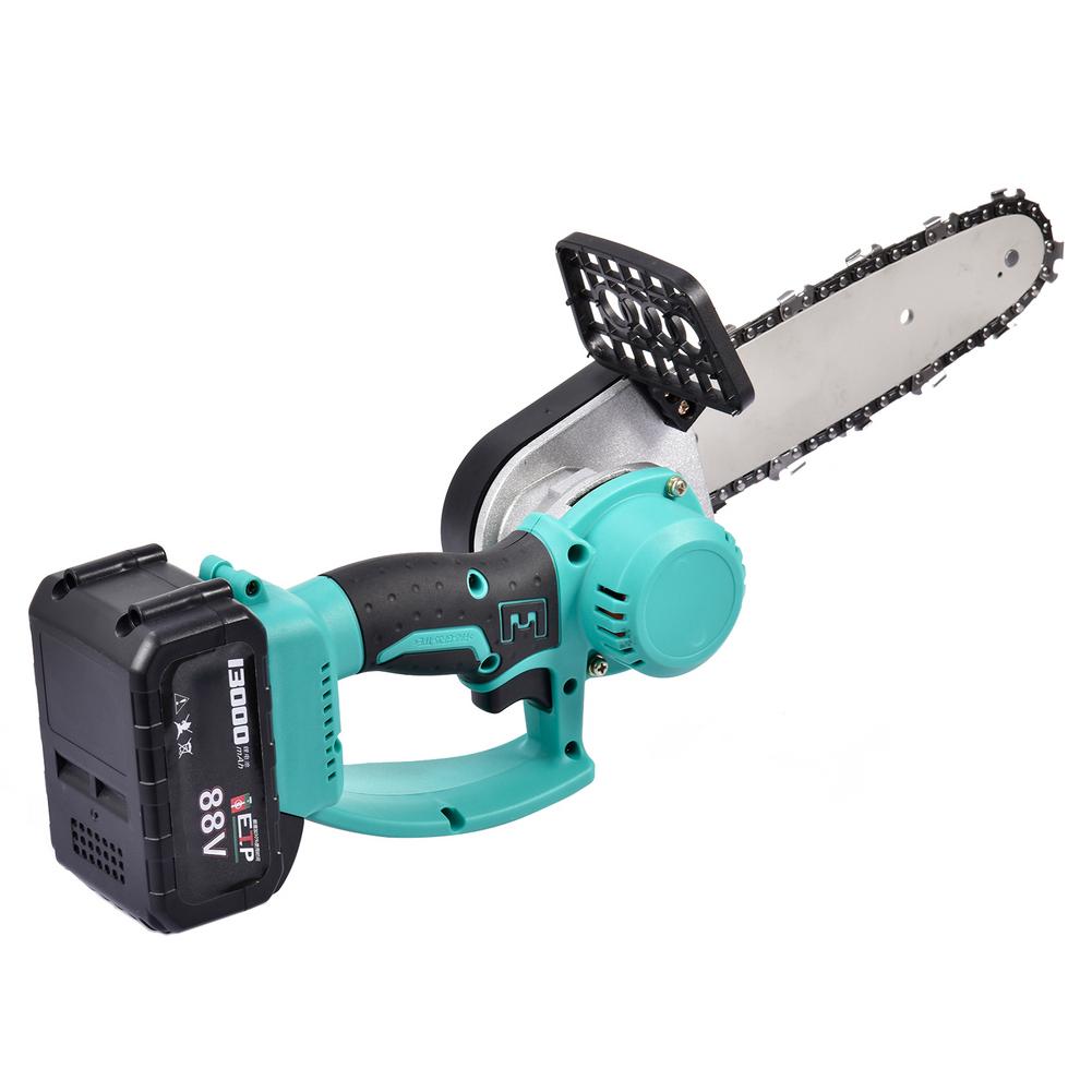 Mini Electric Chainsaw Set Portable Cordless Handheld Pruning Saw 88V Lithium Battery Rechargeable Wood Cutter Home Power Tool: US