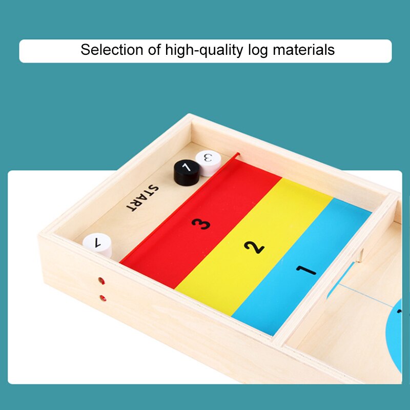 Desktop Game Mini Wooden Ice Hockey Table Games Fun Toy Kids Physical Coordination Traning BM88