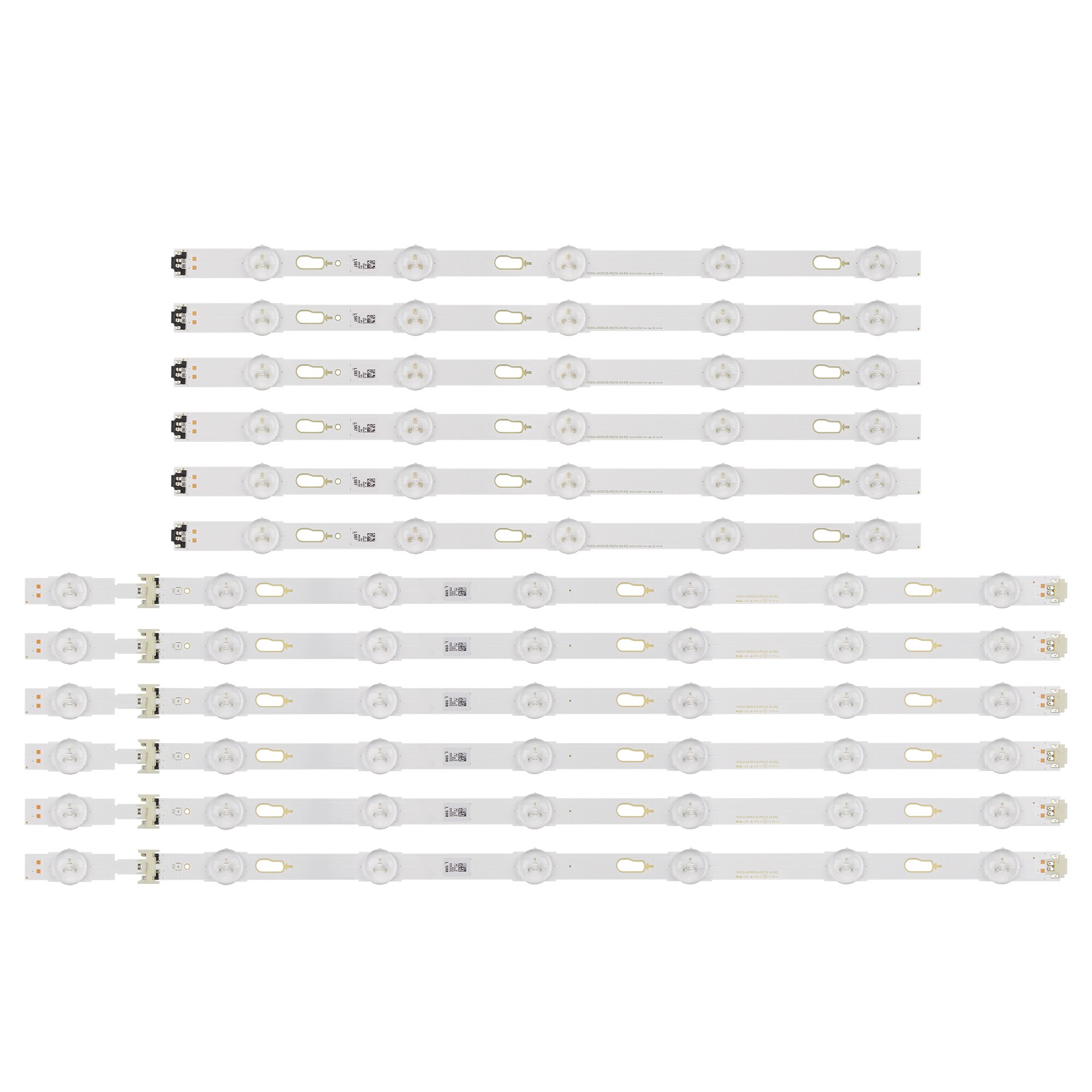 12 PCS LED Backlight Strip for Samsung UE49MU6175 BN96-40633A 40632A V6DU-490DCA-R0 490DCB-R0 S_KU6.3K_49_FL30_L7 R5