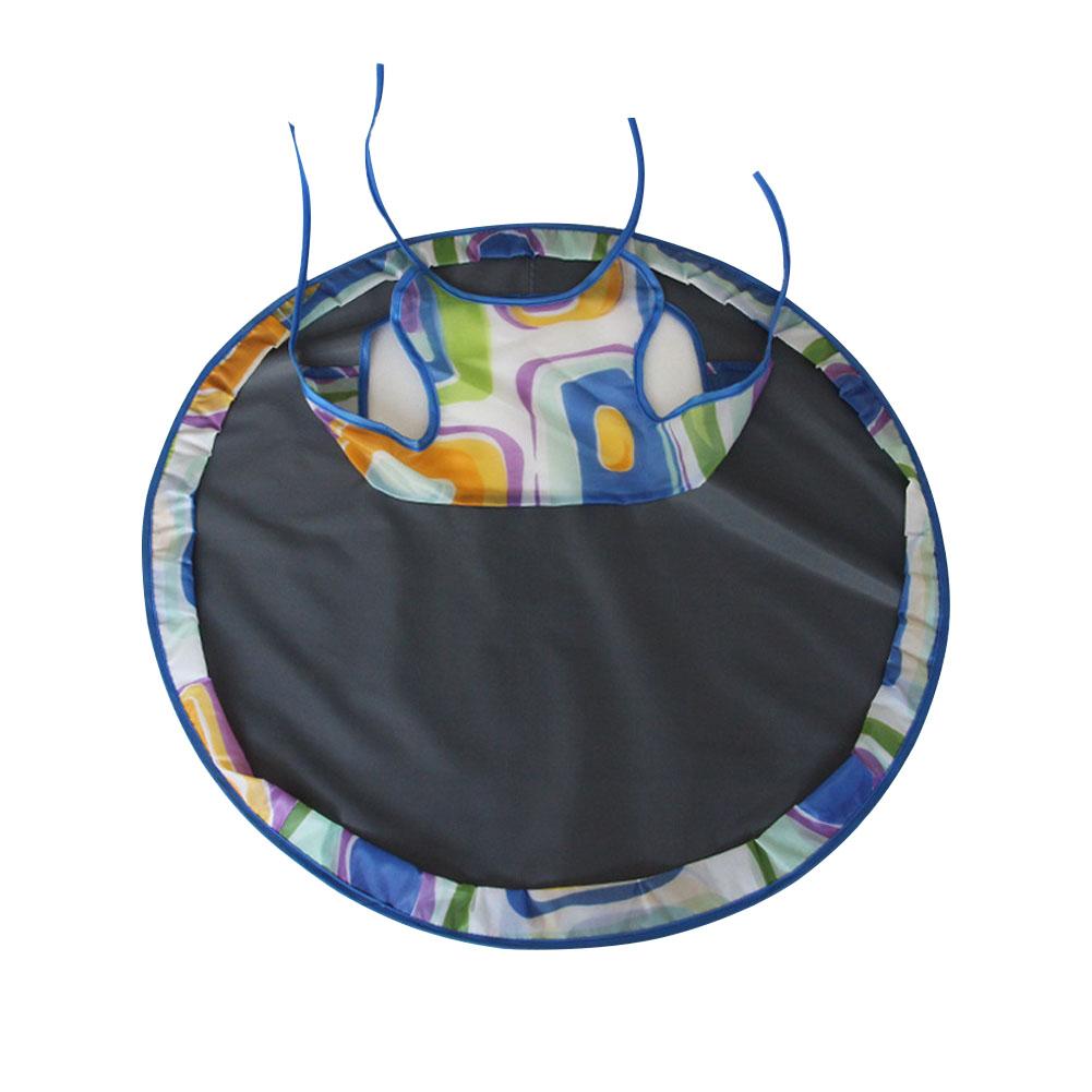 Alfombra de mesa para comer de bebé, cojín de silla de alimentación, almohadilla plegable redonda impermeable para bebés, almohadilla de mesa antisuciedad