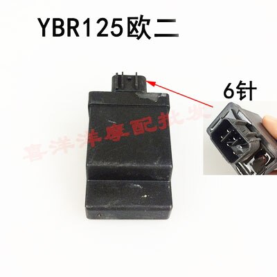 Motorcycle CDI Unit Assy 6 Pins CDI Box Ignition Trigger Spare Parts for Yamaha YBR125 YBR 125 125cc Euro I II YB125Z: Euro II