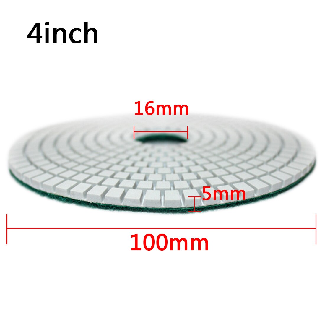 Diamant våd/tør polsk puder slibeskive marmor granit polermaskine fleksibel sten keramisk flise bond fade slibemaskine 80/ 100mm