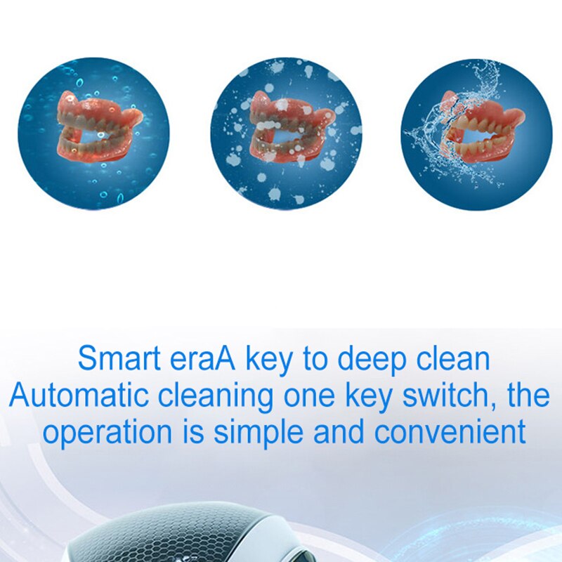 Personal Ultrasonic Denture Cleaner Cleaning for Hospital Dental Clinic Tooth Cleaning Ultrasonic Bath Tooth Restore Machine