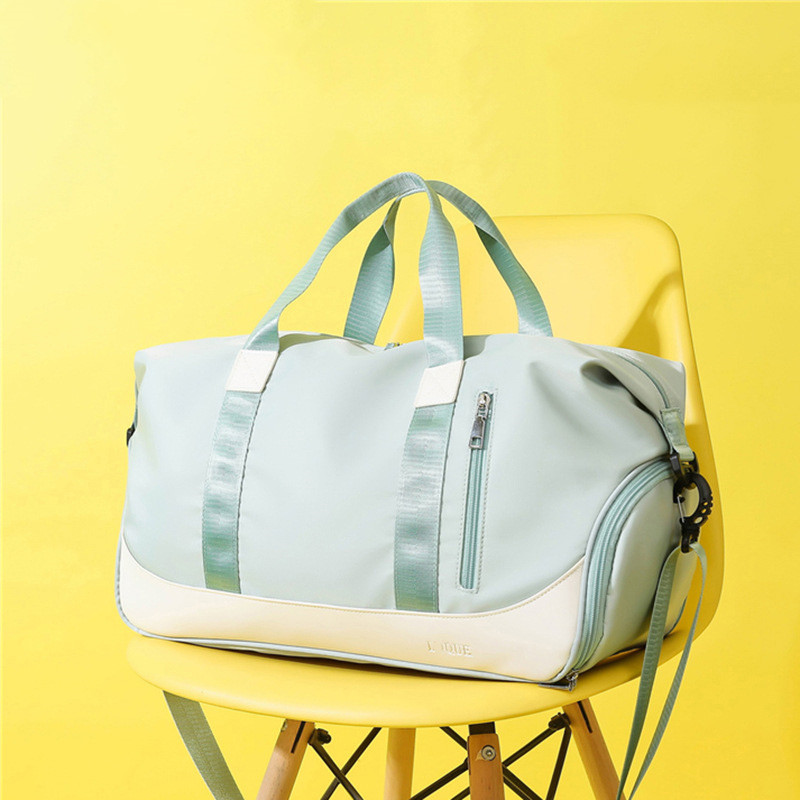 Frauen Große Kapazität Sporttasche Schwimmen Yoga Sport Taschen Multifunktions Hand Reise Duffle Wochenende Paket Trockenen Und Nassen Trennung