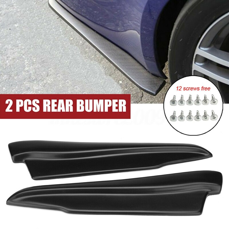 Para falda lateral de coche parachoques trasero labio Splitter Winglet Delantales para-BMW Serie 3 E90 E91 E92