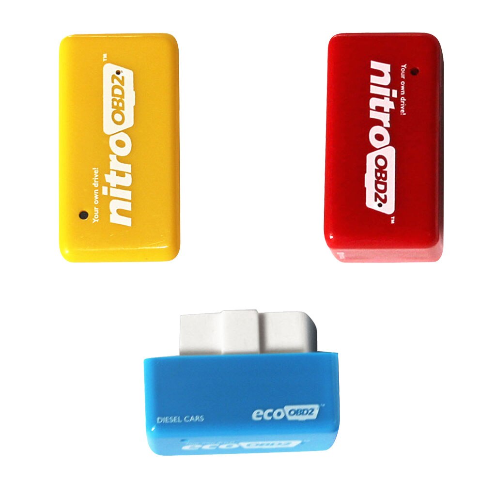 OBD2 Plug And Drive Performance Chip Tuning Box For Benzine Car Yellow