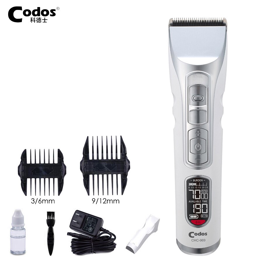 Codos Professionele Oplaadbare Tondeuse Voor Kapper Salon Elektrische Tondeuse Keramische Cutter Snijmachine