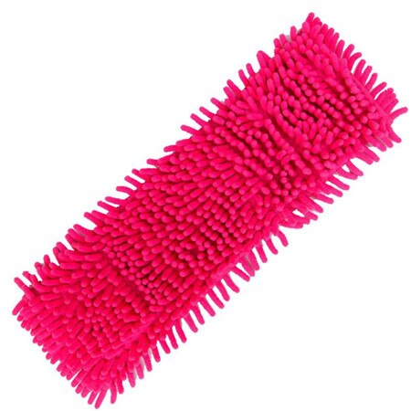Huis Schoonmaken Pad Chenille Huisstof Mop Hoofd Vervanging Microfiber Vervangen Rechthoek Mop Heads: RED