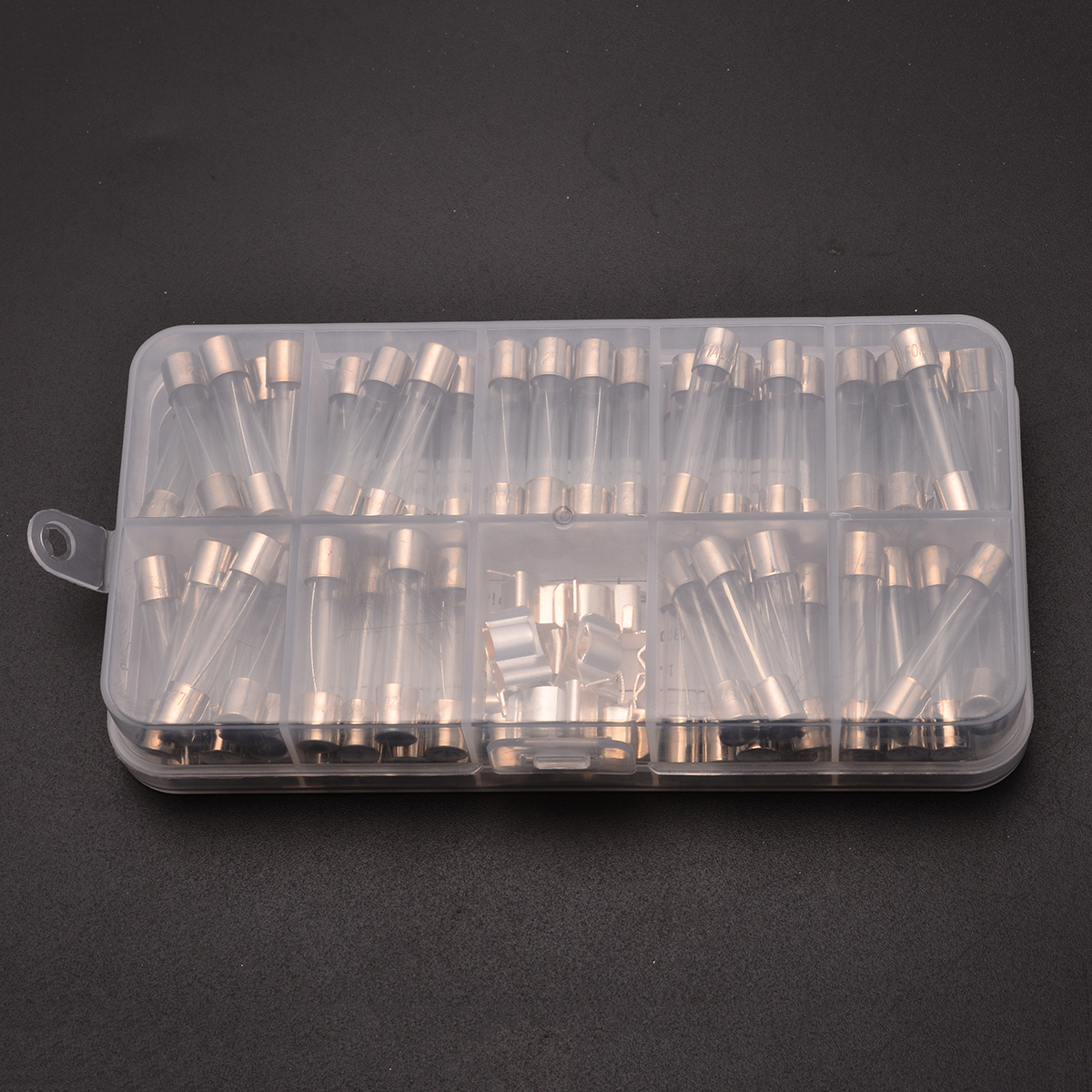 72Stck 0,5 A-30A 250V Glasrohr Sicherung sortiert 6x30mm Flink Elektrische Glas Rohr Sicherung schnelle-schlag Glas Sicherungen Bausatz