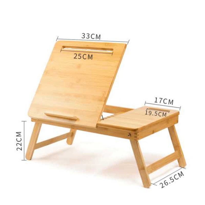 einstellbar Bambus Laptop Pult Bett Tablett Tabelle Gestell Regal kippen Oberfläche Computer Notizbuch Buchen Heimat Möbel studieren Tabelle