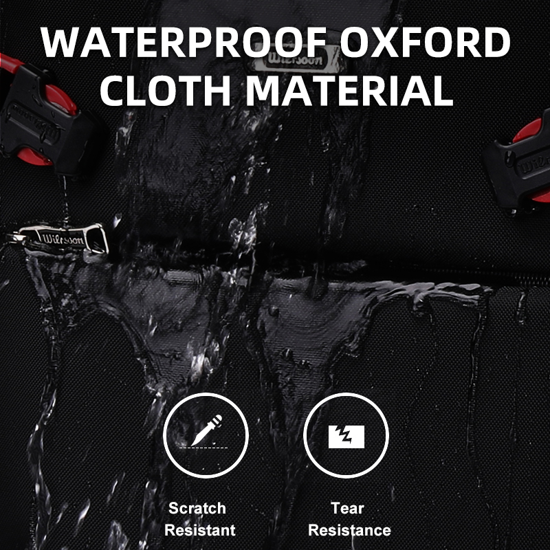 Wiersoon Large Capacity Men Backpacks 15.6 Inch Laptop Backpack USB Charging Headphone Bags Business Travel Backpack