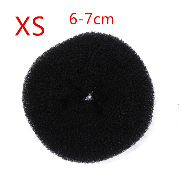Creatore di panini per capelli Ciambella Spugna magica in schiuma Facile anello grande Strumenti per lo styling dei capelli Accessori per capelli stile capelli per le donne: Blu profondo