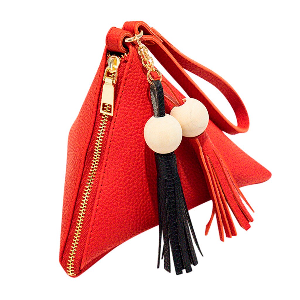 Sac à main pour femmes porte-clés décontracté frange en cuir Mini pochette sac à main sac à main paquet de téléphone mini sac clés portefeuilles #35: 5