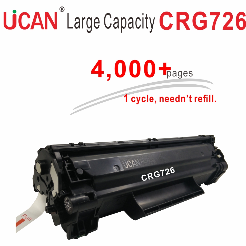 Cartridge 726 326 for Canon LBP6200d LBP6230 LBP6230d LBP6230dn Printer UCAN 4000+ pages Large Capacity Easy Refillable Toner