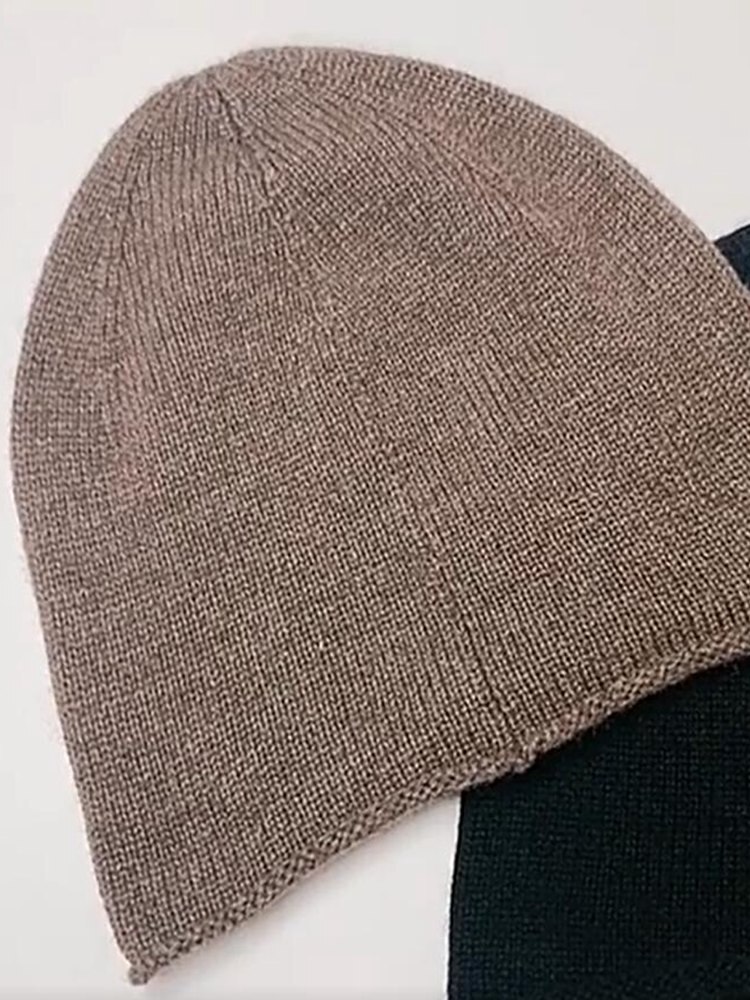 Vrouwen Hoeden Eenvoudige Baseball Cap Katoen Gemengd Pure Kleur Casual Mode Hoed 4 Kleuren Beschikbaar: Brown D