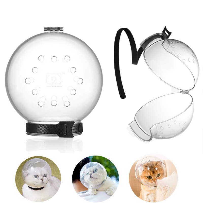 Cagoule de protection respirante Anti-morsure pour chat, masque de toilettage, muselière de bain pour petit chat