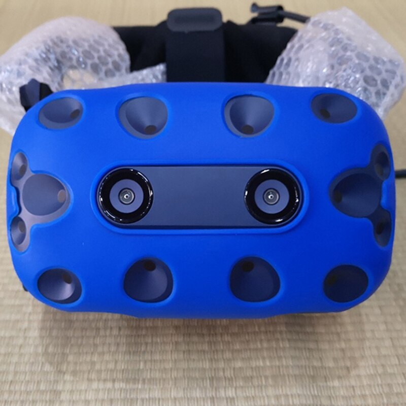 Htc vive pro vr virtuaalitodellisuus kuulokkeet silikonikumi vr lasit kypärä ohjain kahva kuori silikonikotelon kansi