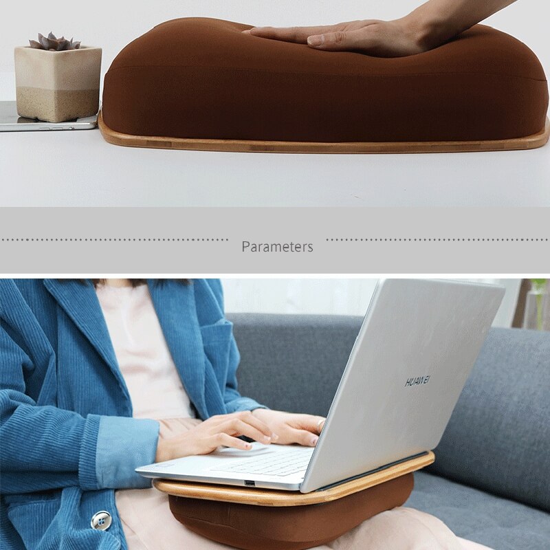 18.5X11.8Inch Multifunctional Tablet PC Holder Laptop Storage Rack Tablet Table Stand Laptop Table Cushion