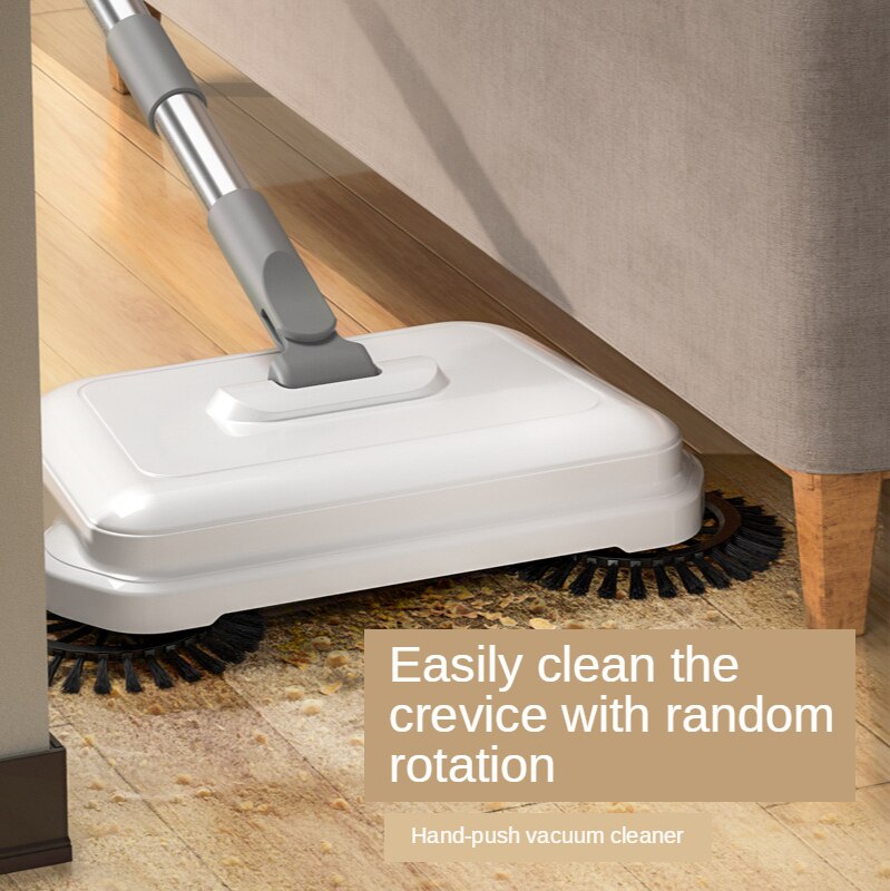 Hand-Push Lazy Sweeper Robot Vacuum Floor Sweeping Mopping Cleaning Broom Smart Carpet Machine Magic Household