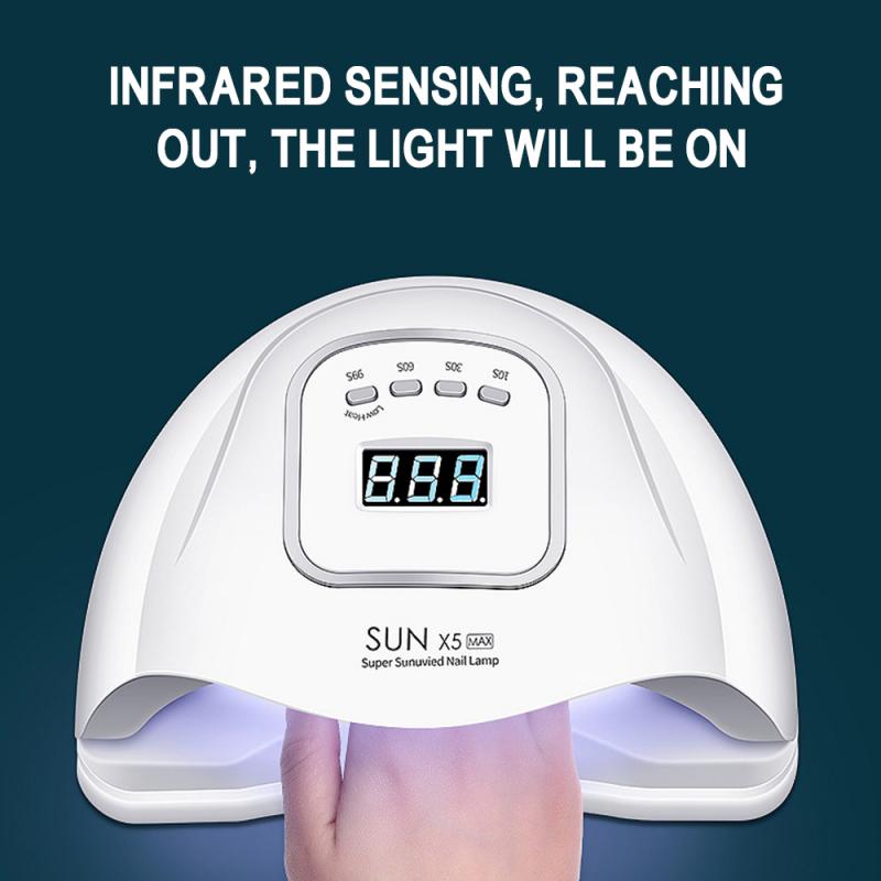 120W Nagel Lamp Auto Led Uv Lamp Draagbare Nagellak Nail Droger Professionele Uv Lamp Intelligente Infrarood Nail Licht nail Art