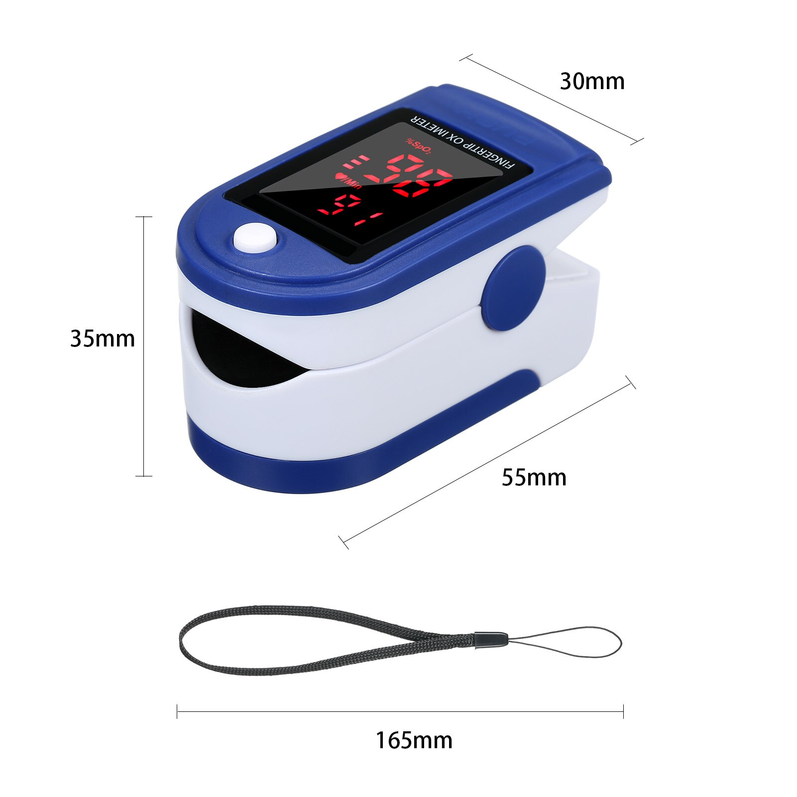 Pulse Oximeter Finger Clip Heart Rate Monitor And Digital thermometer Non-contact Infrared Thermometer For Body