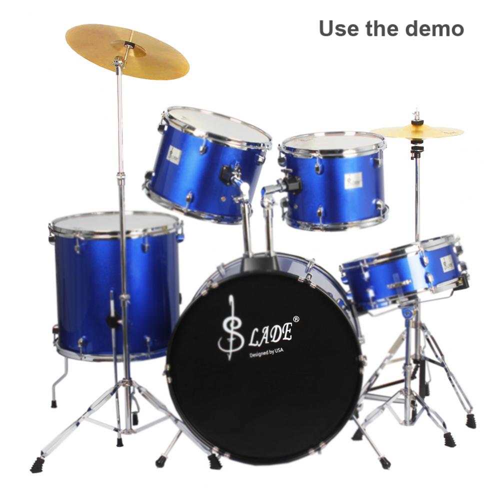 Support triangulaire de cymbales pour batterie de Jazz, entièrement en métal, pliable, réglable, pour Percussion