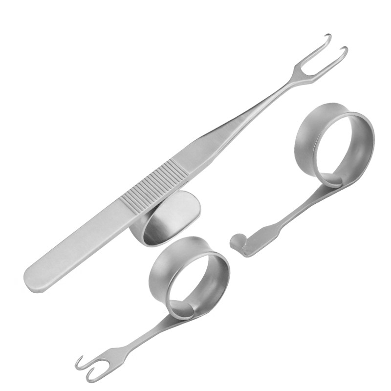 Piękno ze stali nierdzewnej podwójna powieka narysować hakiem z oczkiem torba hak cięgłowy pierścień prowizji podwójne pojedyncze pazur