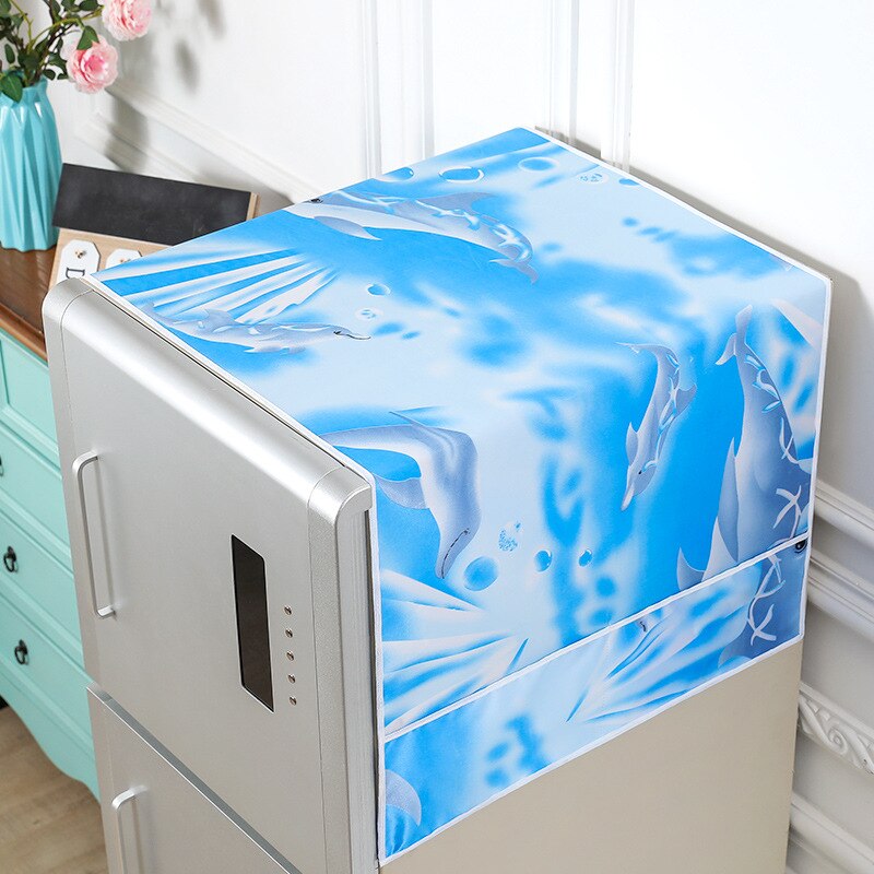 WaterProof Washing Machine Cover Refrigerator Dust Cover 70x170cm Refrigerator Covers Dustproof Fridge Cover Storage Organizer: Style 11