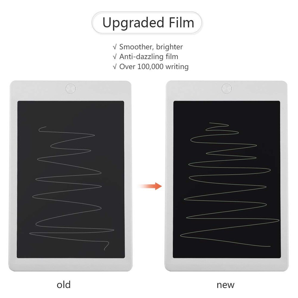 LCD Writing 8.5 10'' Portable Smart Tablet Electronic Notepad Drawing Graphics Tablet Board with Stylus Pen with Button Battery