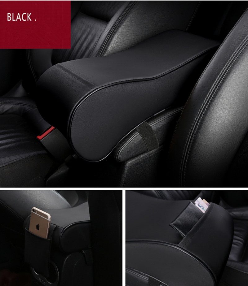 Universal Car Center Console Armrest Pad for SsangYong Actyon Turismo Rodius Rexton Korando Kyron Musso Sports