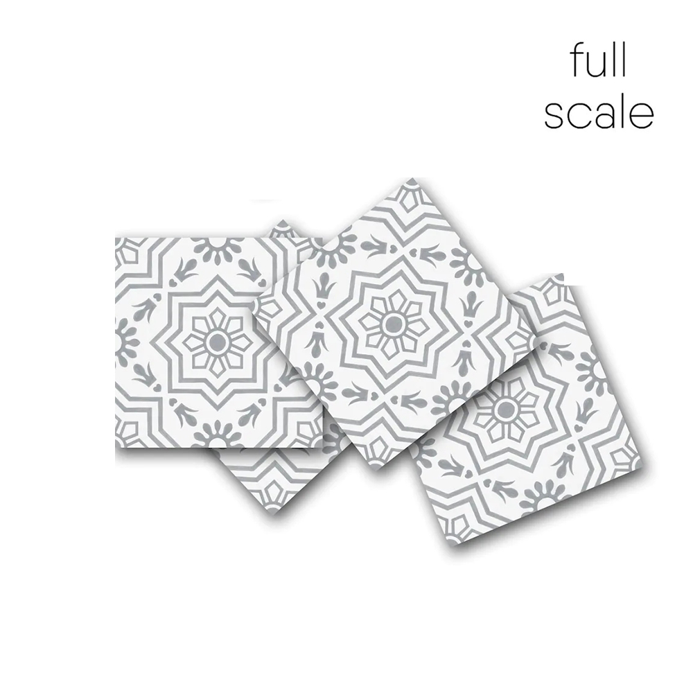 Autocollant mural pour carrelage gris, 10 pièces, carrelage en céramique vinyle auto-adhésif pour cuisine, salle de bain, décor de maison, bricolage: FS2099-1 / 20cmx20cmx10pcs