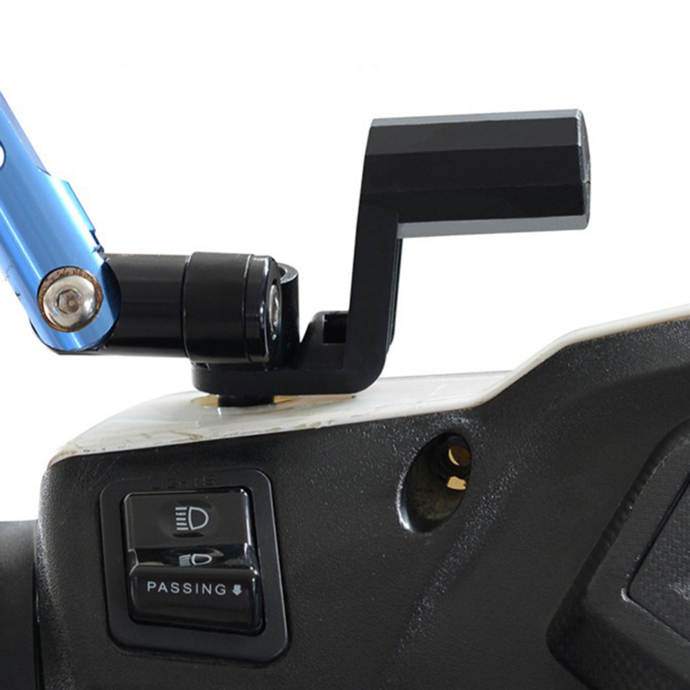 Soporte de montaje de extensión para espejo retrovisor de motocicleta, para coches eléctricos, ATVs con espejo retrovisor, piezas de motocicleta